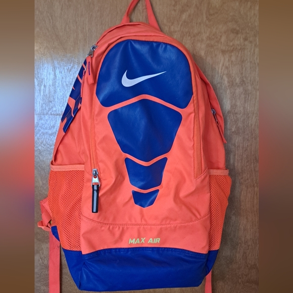 Nike Max Air Orange/Neon Volt Orange Blue Backpack